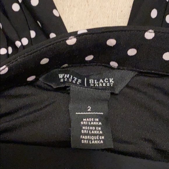 White House Black Market Polka Dot Dress ✨Like New - Picture 5 of 5